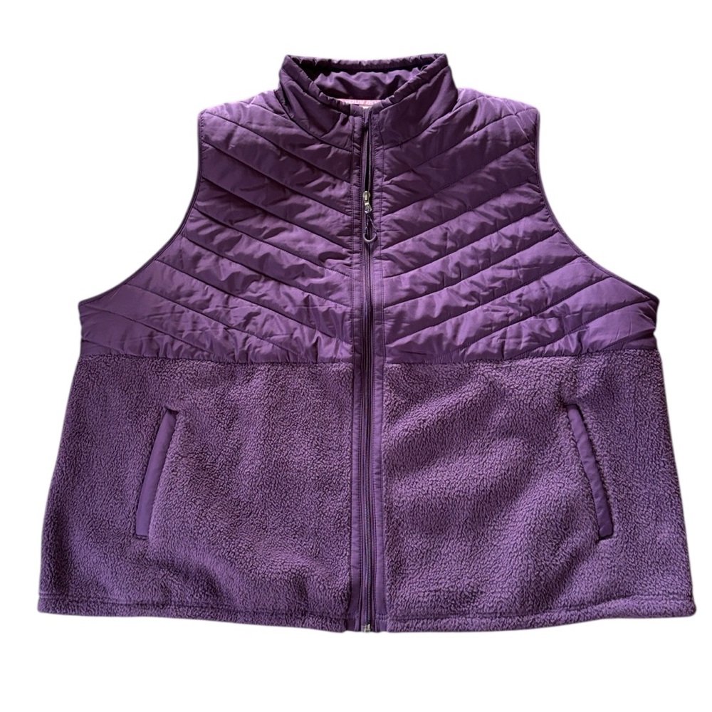 Tek Gear Plum Quilted Vest